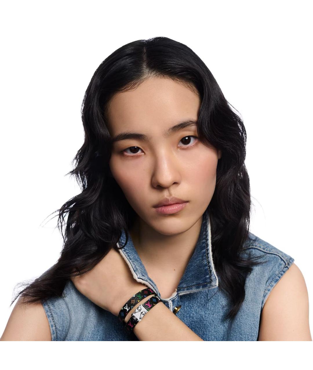 LOUIS VUITTON Черный браслет, фото 4
