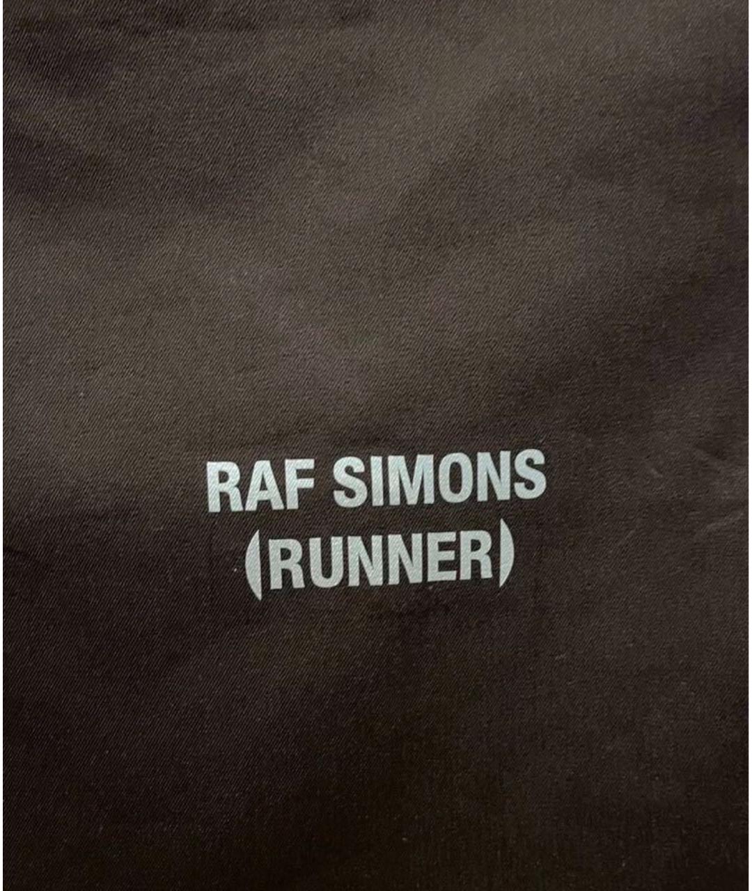 RAF SIMONS Коричневая тканевая сумка тоут, фото 2