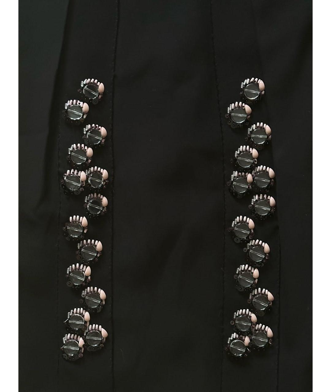 PRADA Черное хлопковое повседневное платье, фото 3