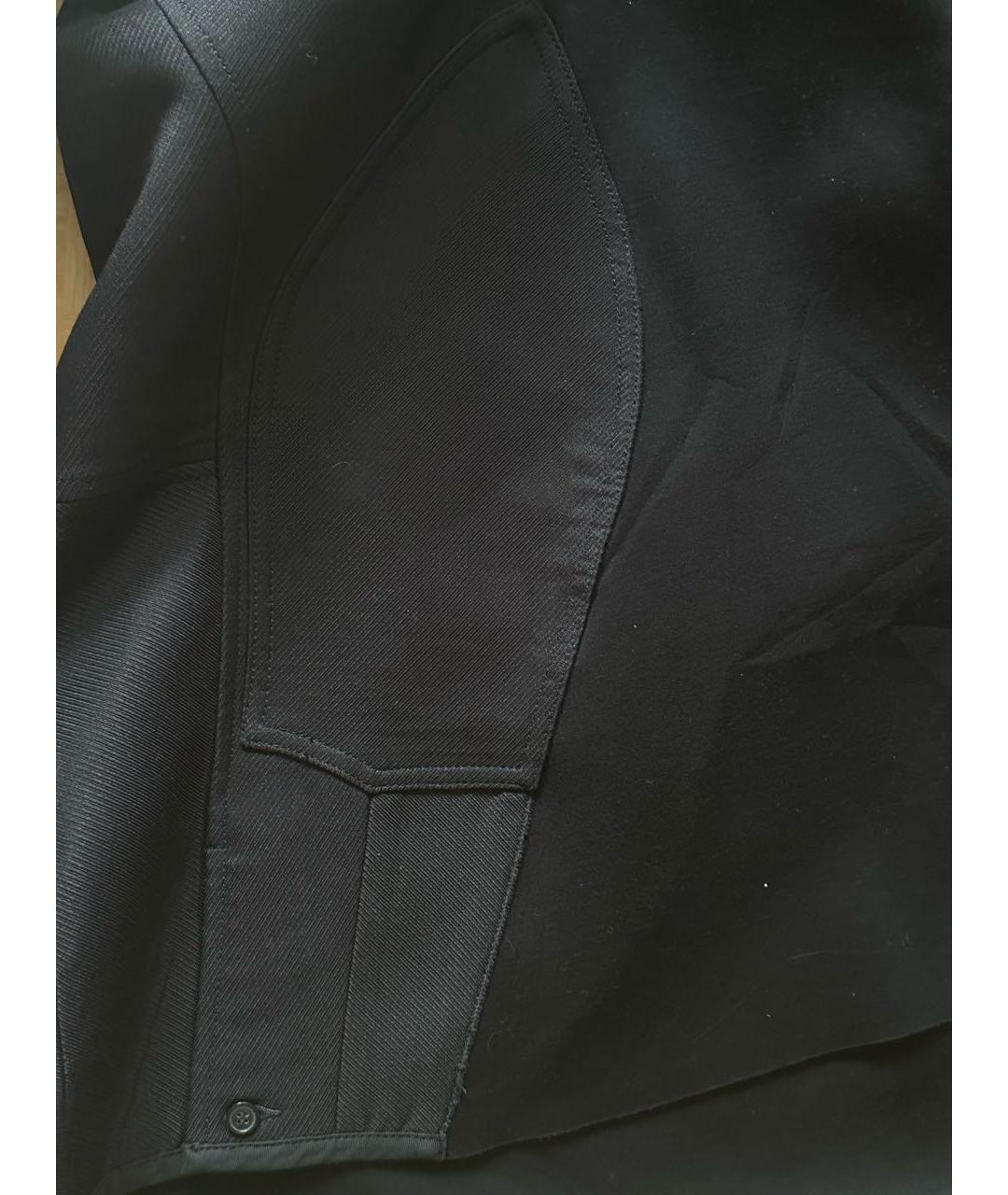 MAISON MARGIELA Черная хлопко-эластановая юбка макси, фото 4