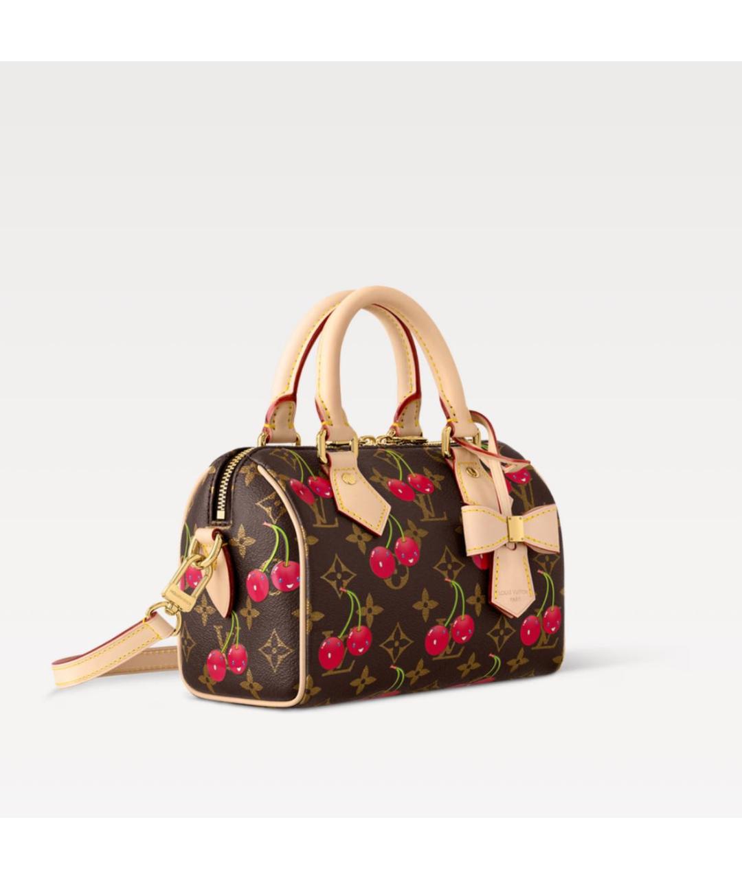 LOUIS VUITTON Коричневая сумка с короткими ручками, фото 2