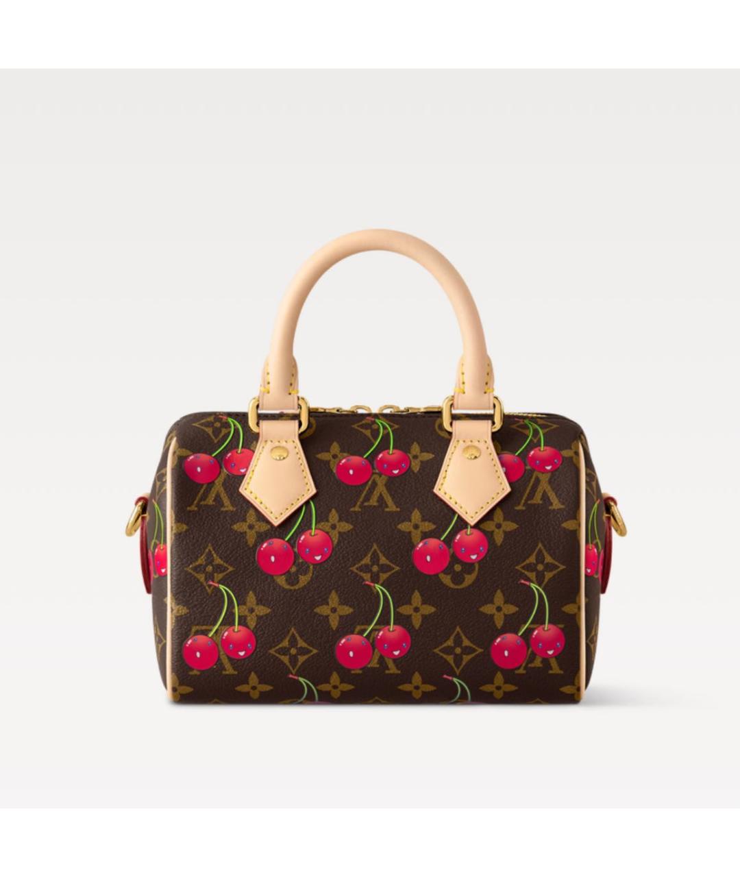 LOUIS VUITTON Коричневая сумка с короткими ручками, фото 3