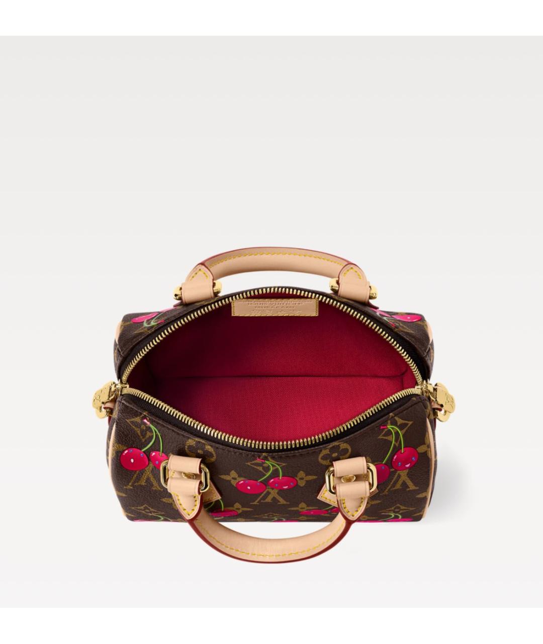 LOUIS VUITTON Коричневая сумка с короткими ручками, фото 4
