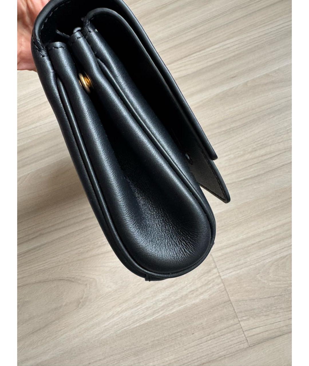BALENCIAGA Черная кожаная сумка с короткими ручками, фото 3
