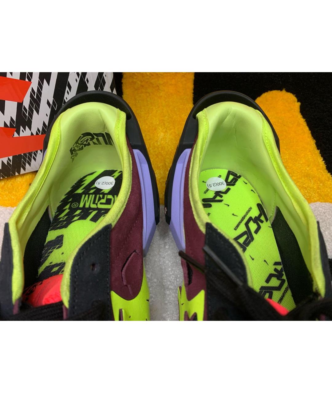 NIKE Бордовые замшевые низкие кроссовки / кеды, фото 6