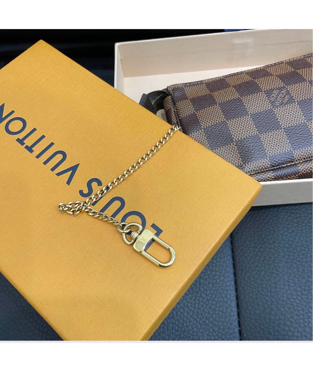 LOUIS VUITTON Коричневая сумка с короткими ручками, фото 6