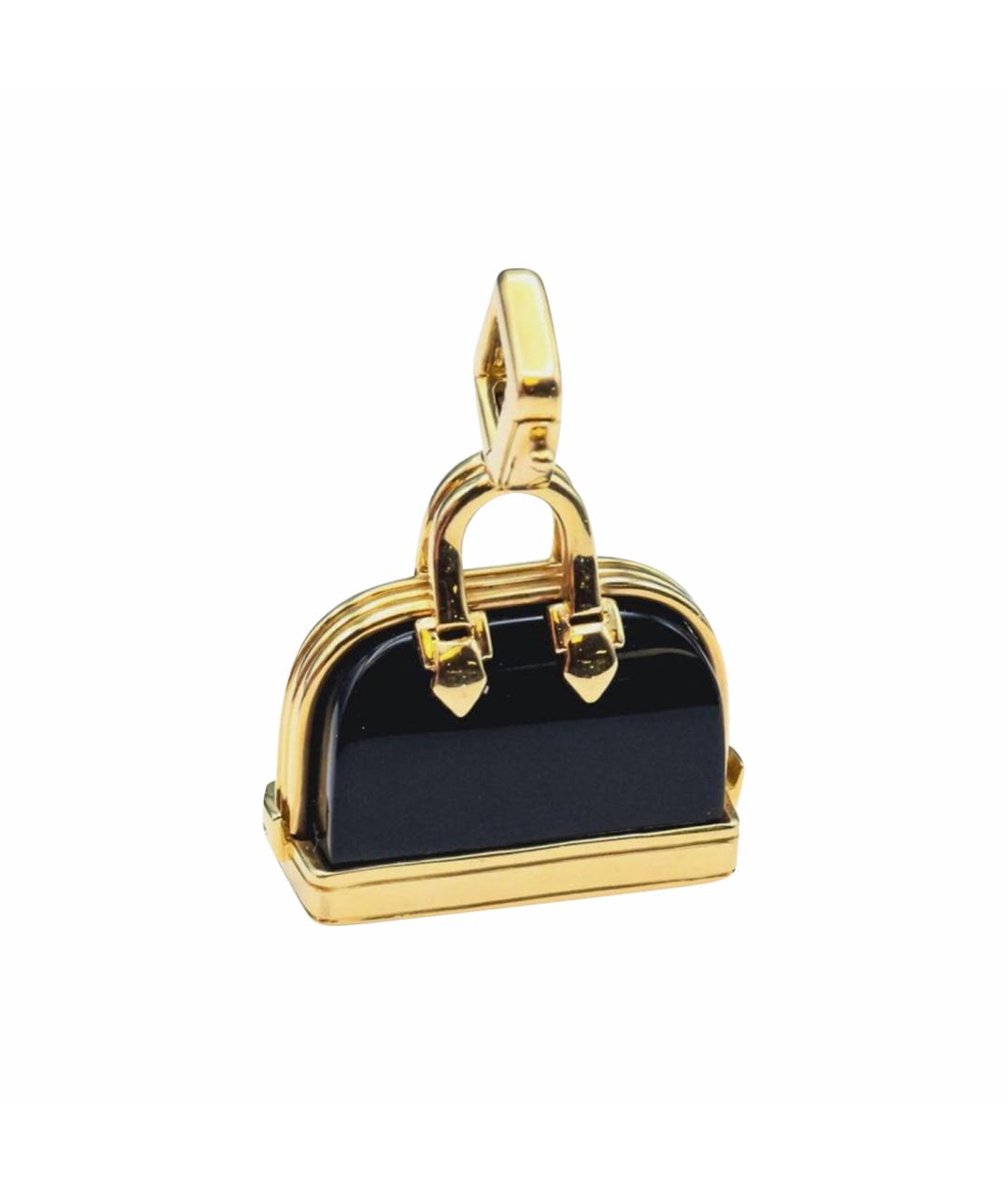 LOUIS VUITTON Черный кулон из желтого золота, фото 1
