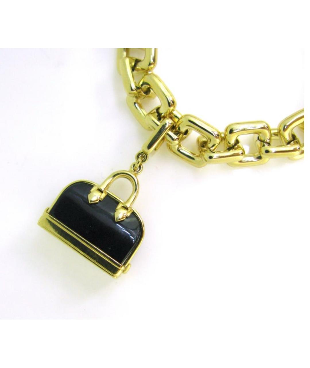 LOUIS VUITTON Черный кулон из желтого золота, фото 7