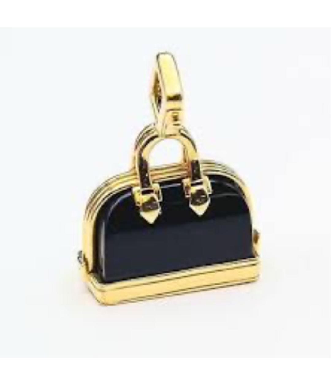 LOUIS VUITTON Черный кулон из желтого золота, фото 2