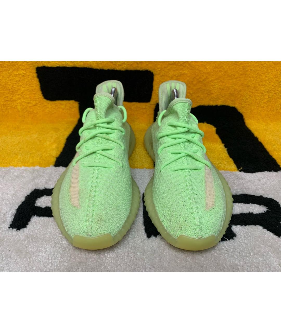 ADIDAS YEEZY Салатовые кроссовки, фото 2