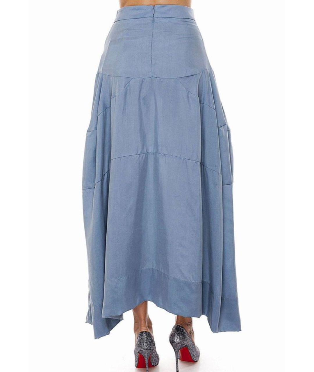 VIVIENNE WESTWOOD Голубая юбка макси, фото 2