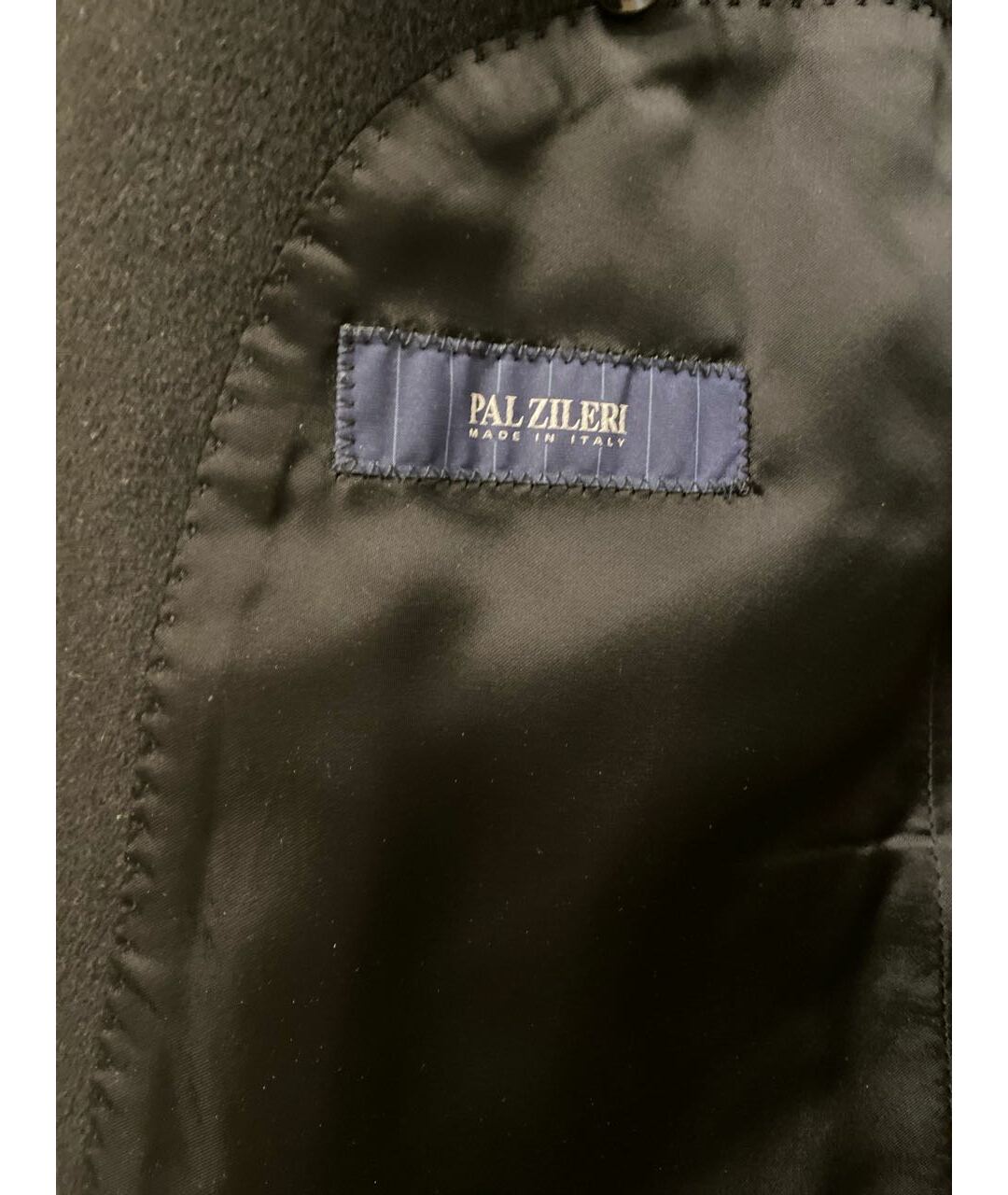 PAL ZILERI Черное шерстяное пальто, фото 3