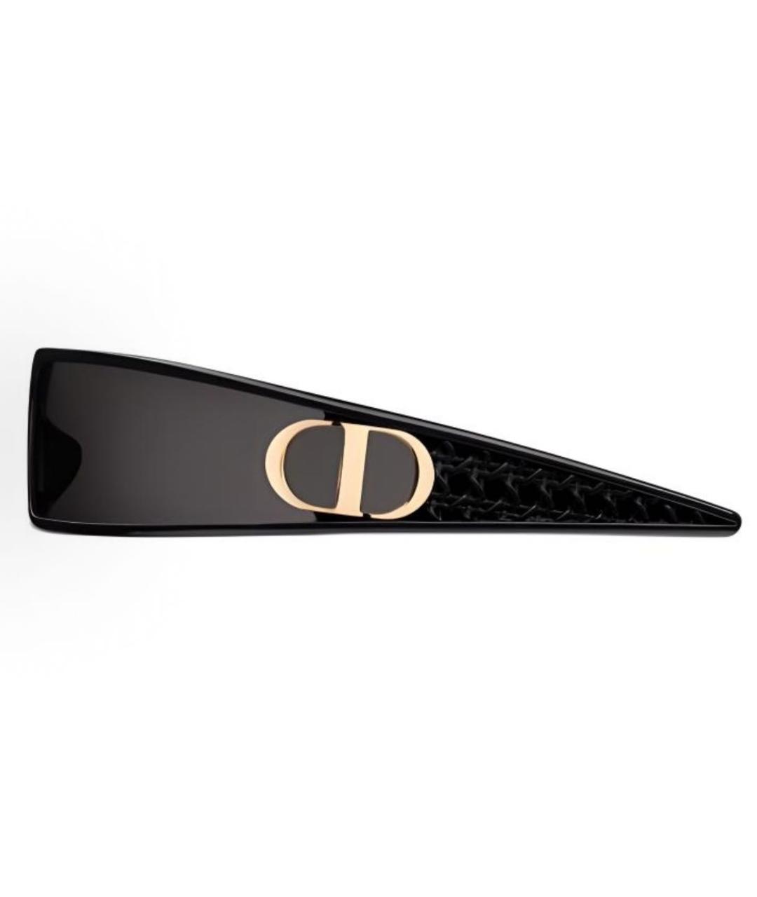 CHRISTIAN DIOR Черные пластиковые солнцезащитные очки, фото 3