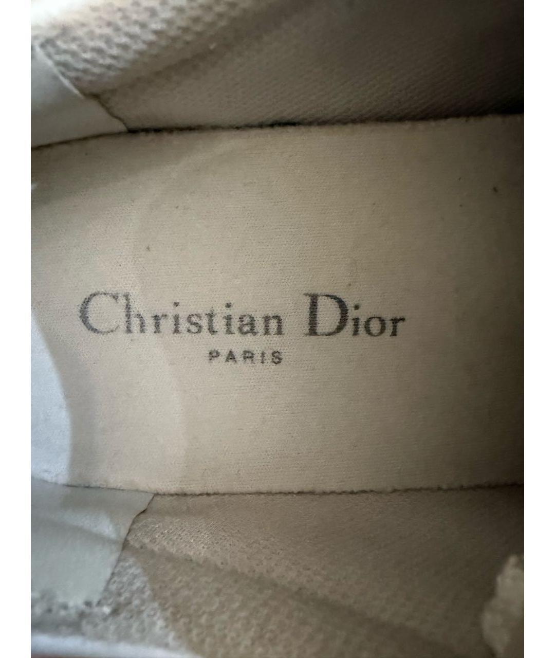 CHRISTIAN DIOR Белые кожаные кеды, фото 6