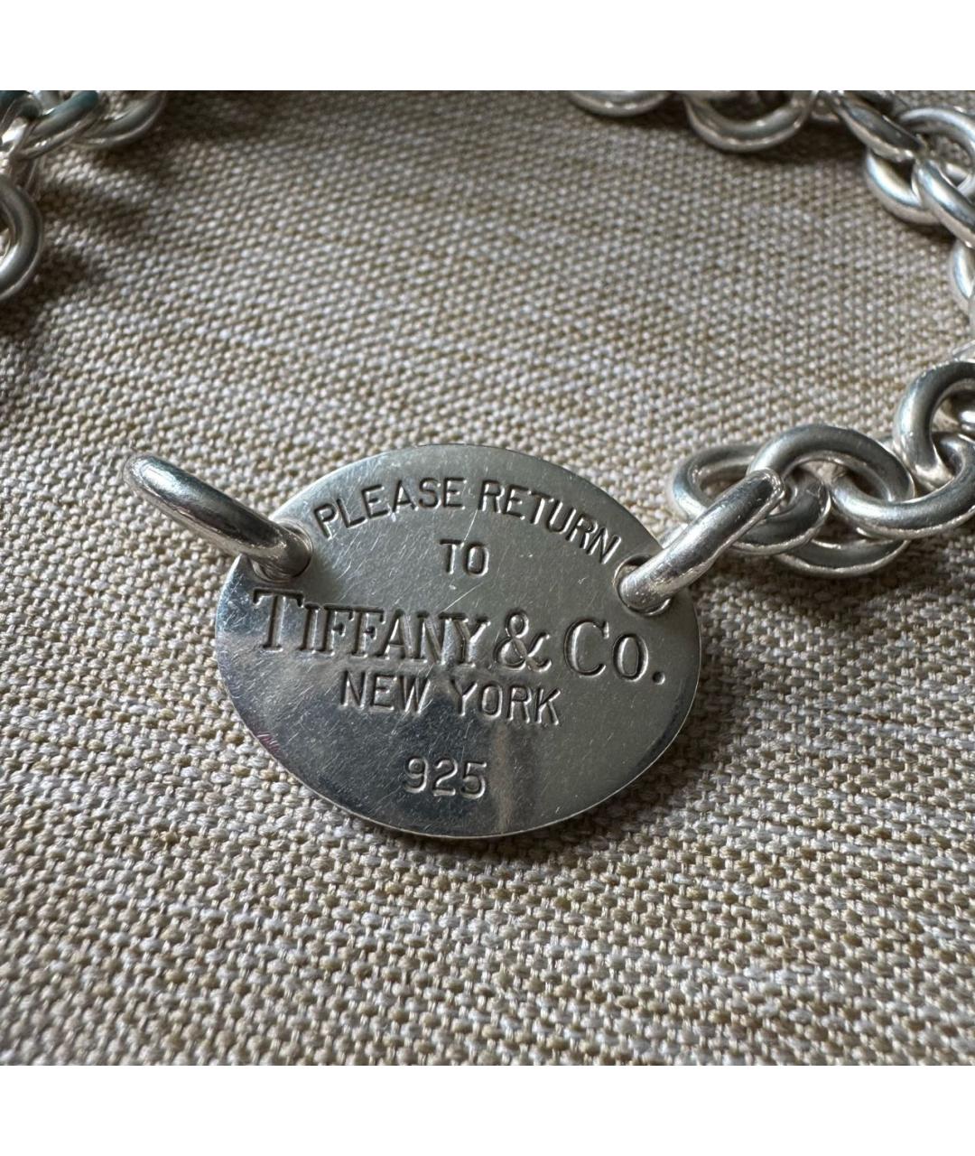 TIFFANY&CO Серебряная серебряная подвеска, фото 4