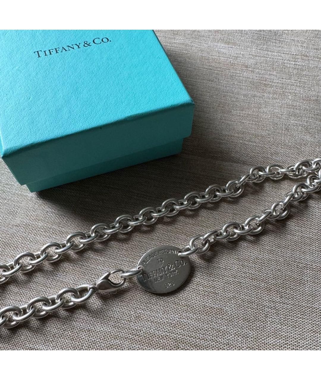 TIFFANY&CO Серебряная серебряная подвеска, фото 7