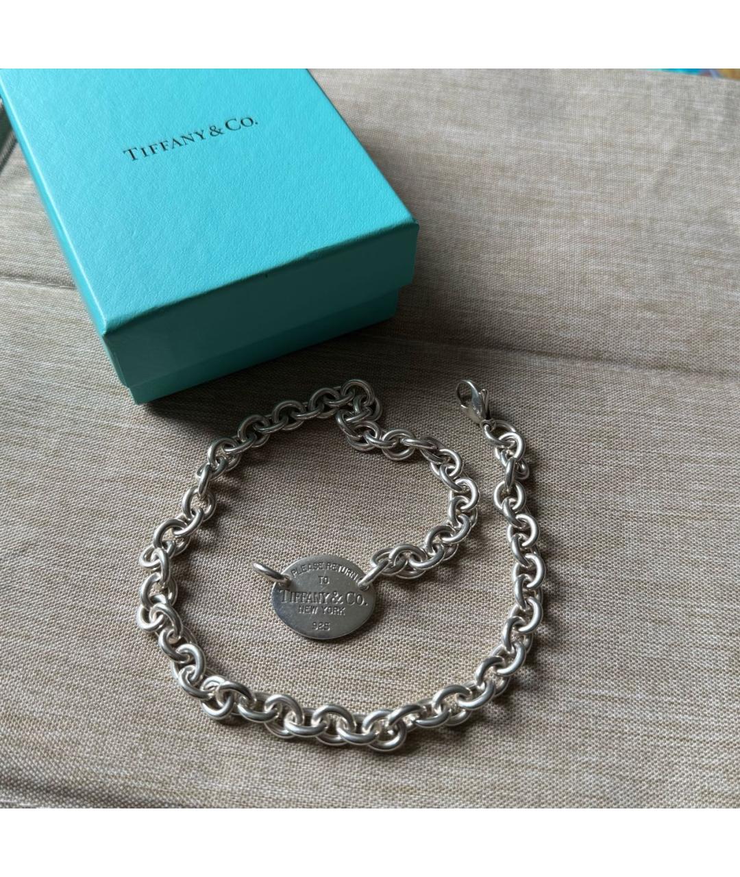 TIFFANY&CO Серебряная серебряная подвеска, фото 9