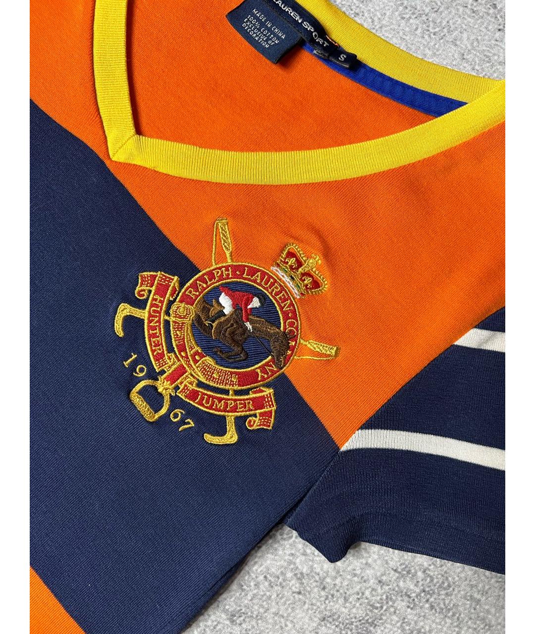 RALPH LAUREN Мульти хлопковая футболка, фото 4