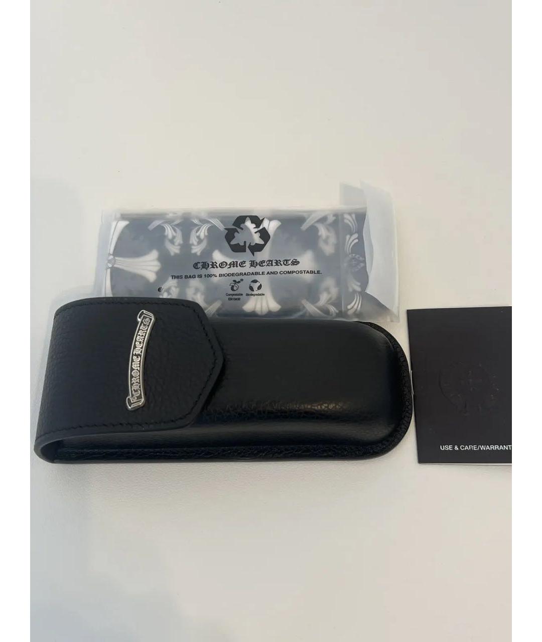 CHROME HEARTS Коричневые деревянные солнцезащитные очки, фото 4