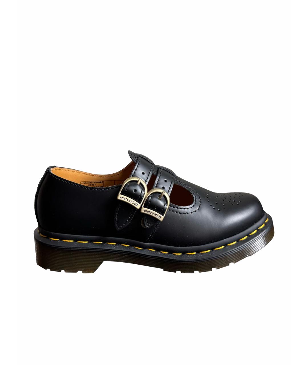 DR. MARTENS Черные кожаные ботинки, фото 1
