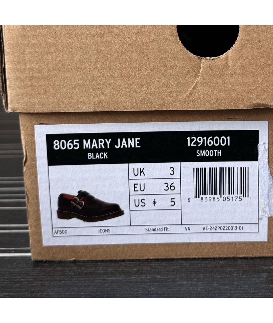DR. MARTENS Черные кожаные ботинки, фото 6