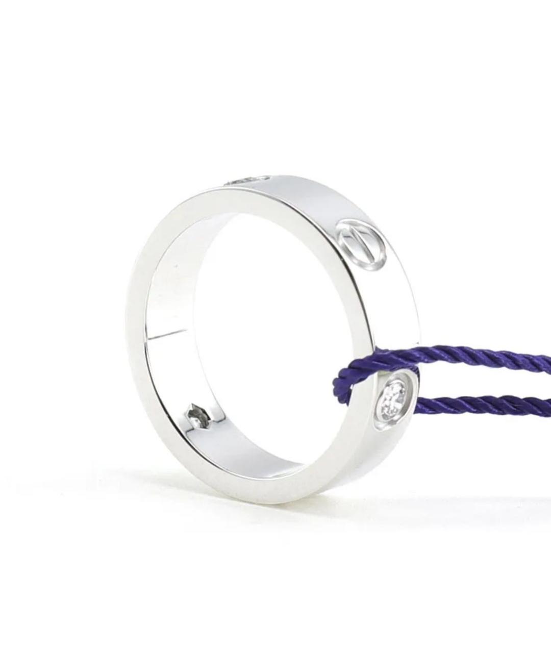 CARTIER Серебряное кольцо из белого золота, фото 2