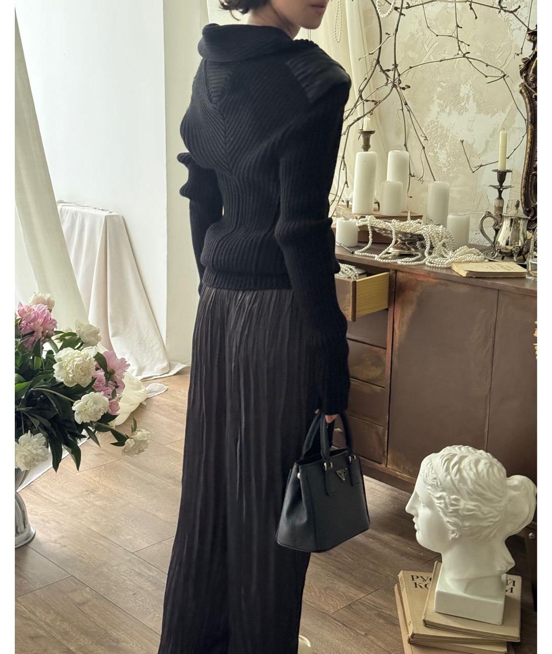 BOTTEGA VENETA Черный шерстяной джемпер / свитер, фото 3