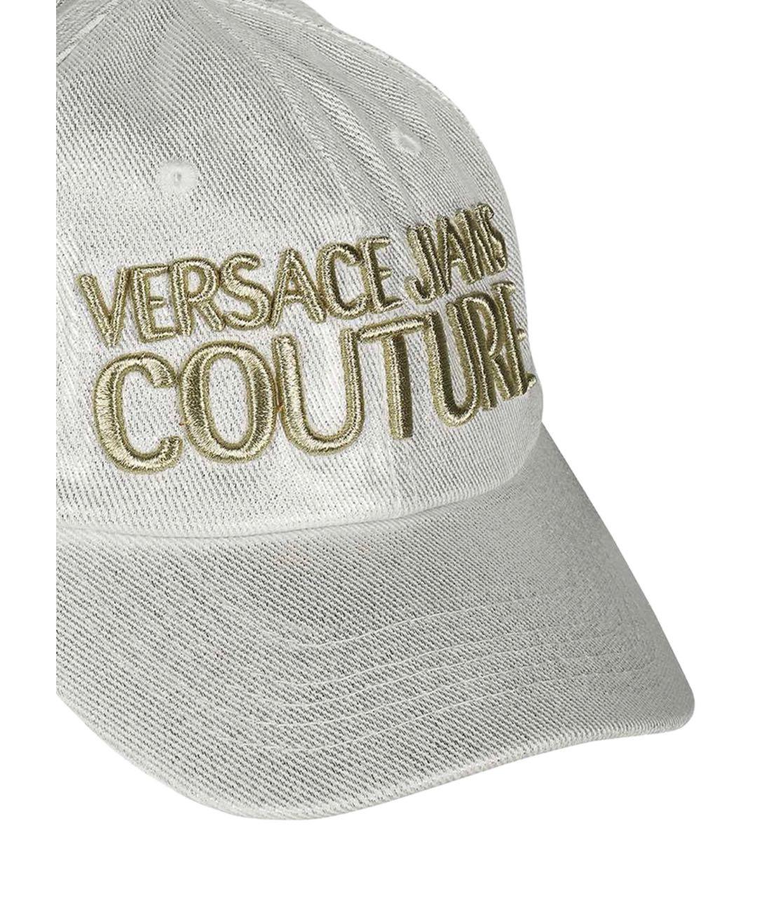 VERSACE JEANS COUTURE Серебряная хлопковая кепка, фото 6