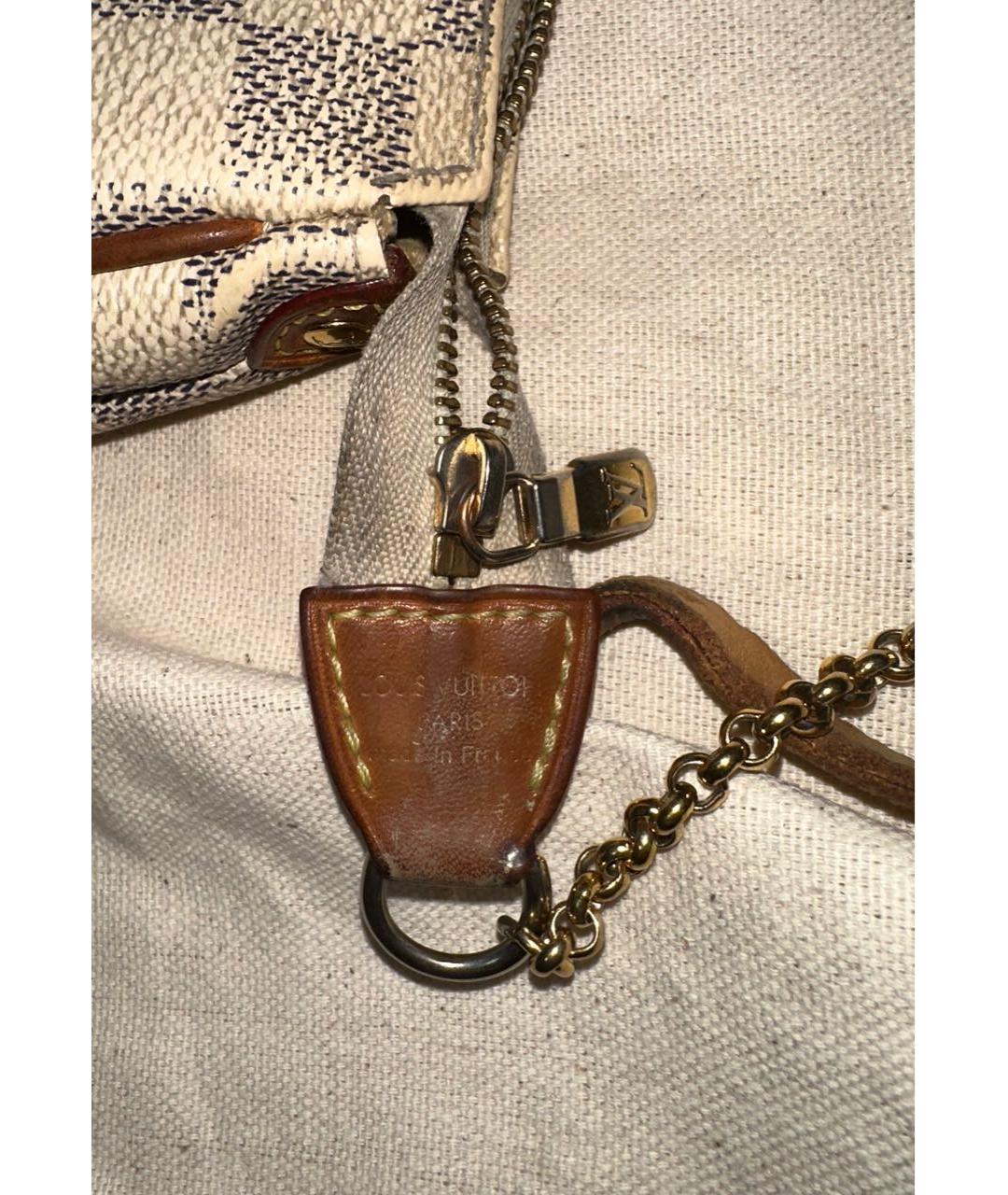 LOUIS VUITTON Бежевая сумка с короткими ручками, фото 7