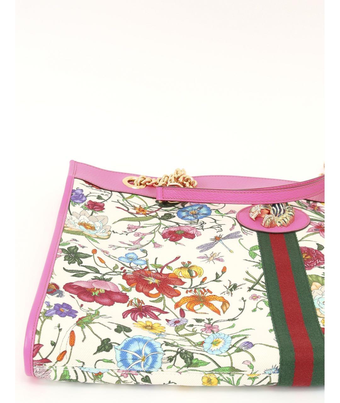 GUCCI Розовая хлопковая сумка через плечо, фото 7