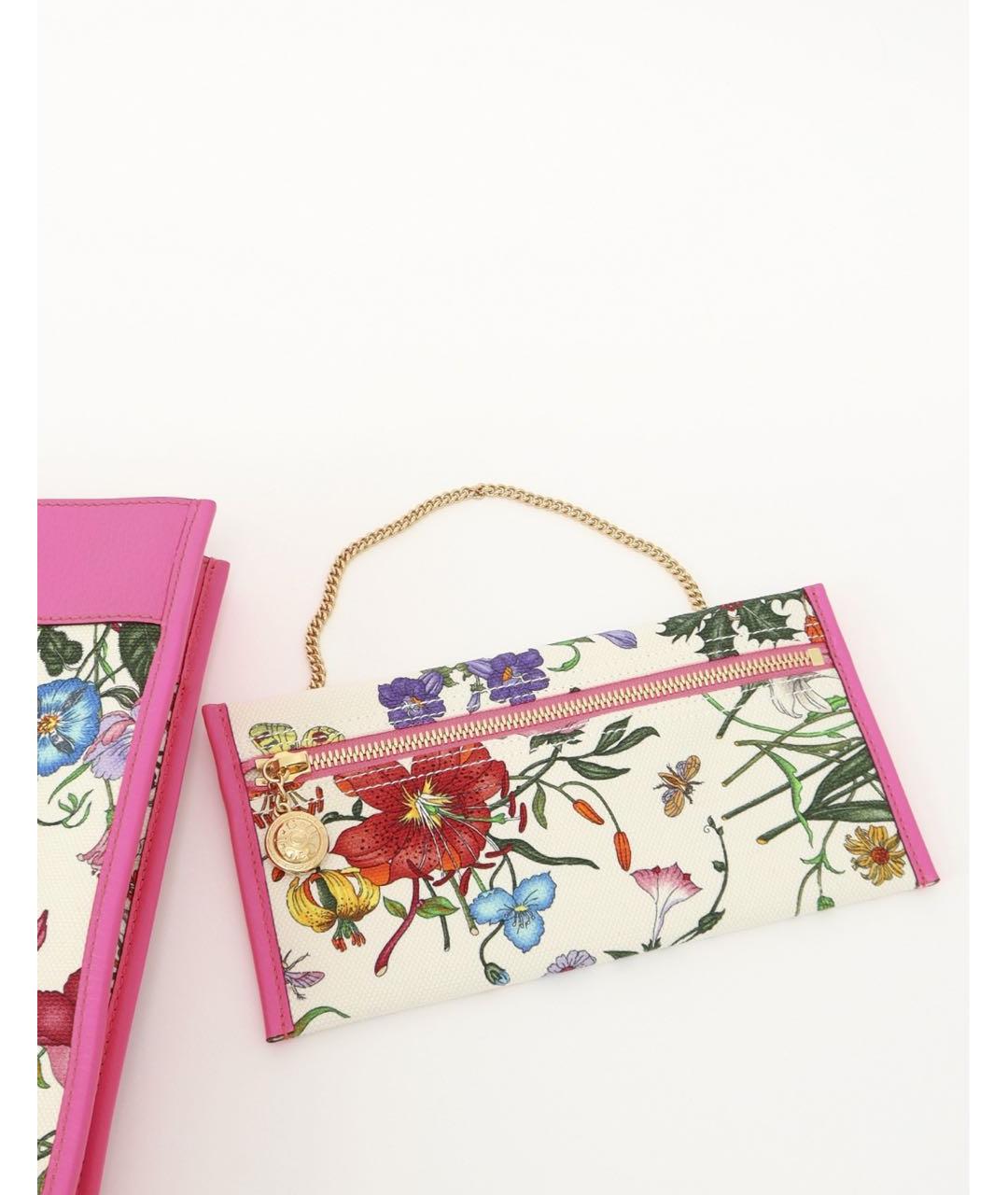 GUCCI Розовая хлопковая сумка через плечо, фото 2