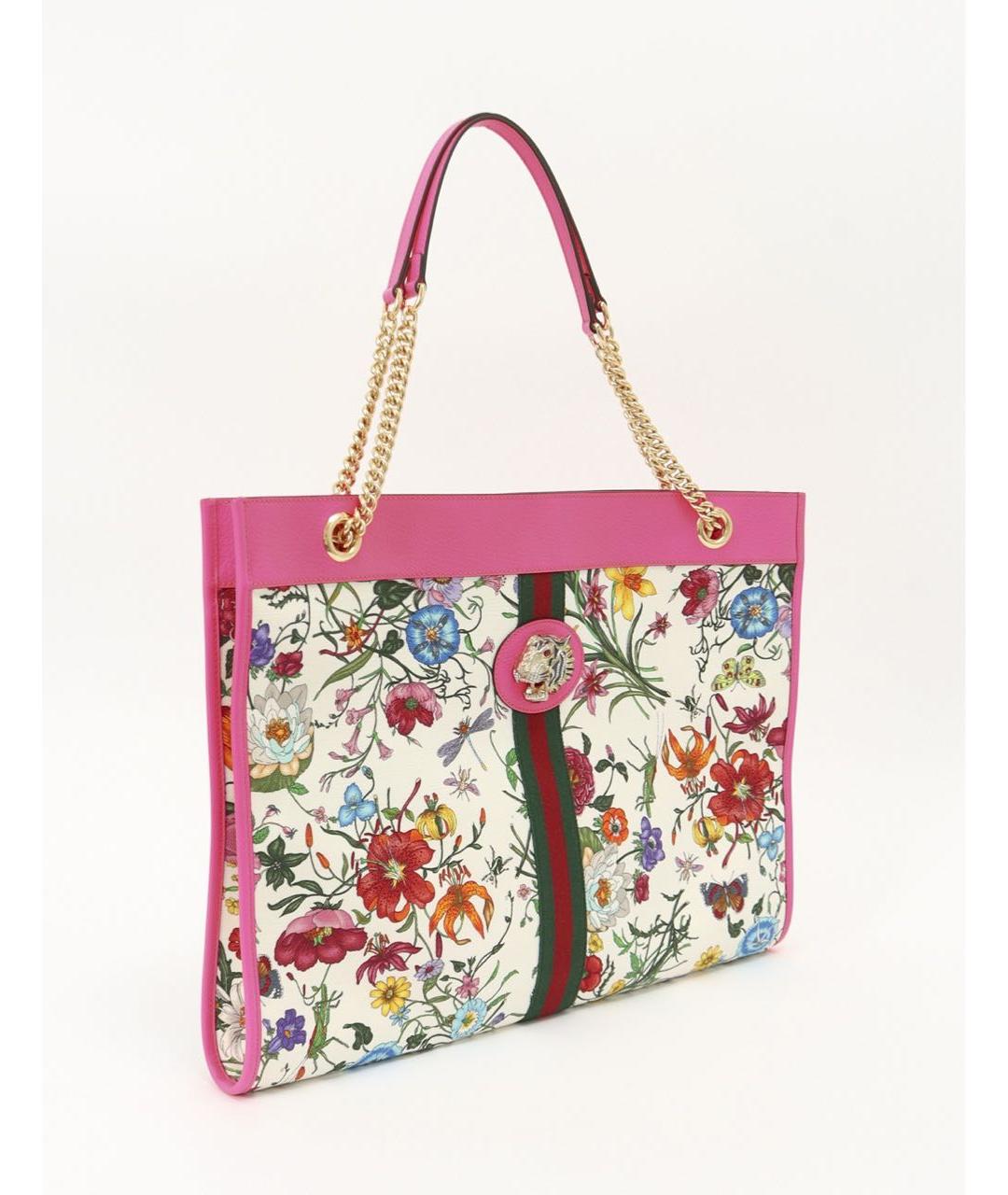 GUCCI Розовая хлопковая сумка через плечо, фото 3