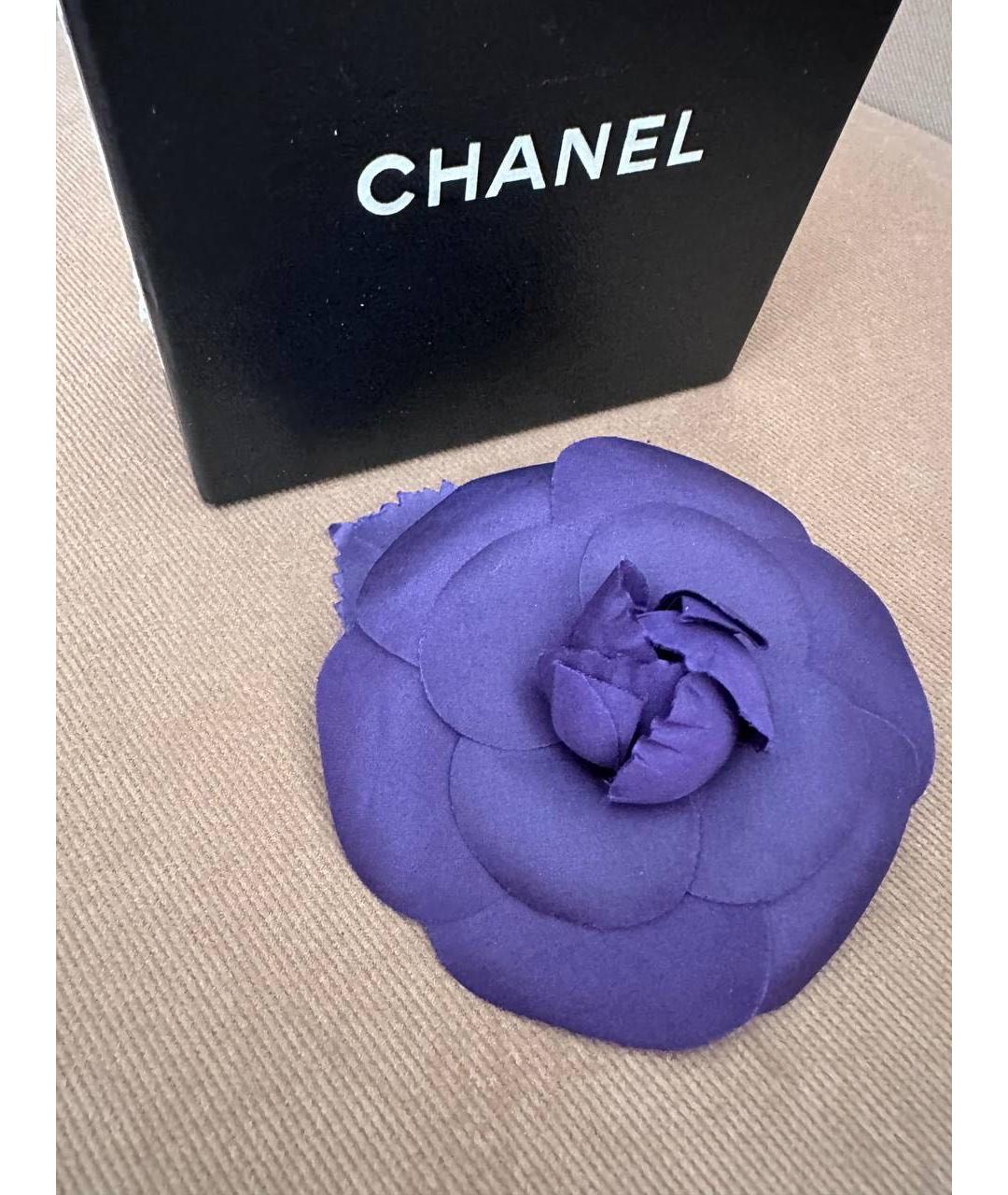 CHANEL Фиолетовая булавка / брошь, фото 5