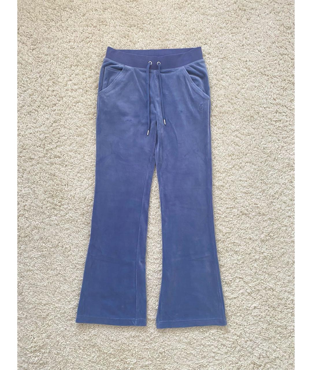 JUICY COUTURE Синий велюровый спортивные костюмы, фото 3