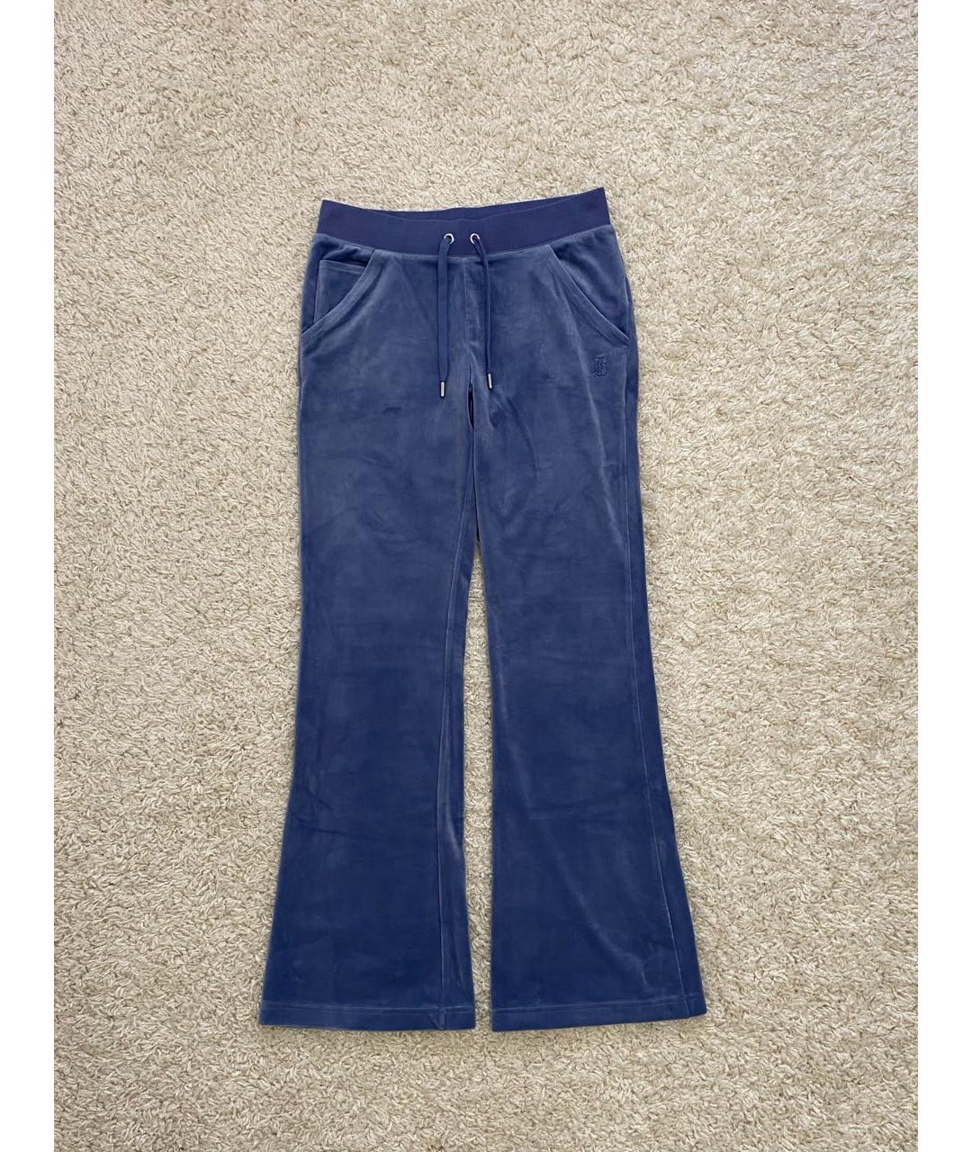 JUICY COUTURE Синий велюровый спортивные костюмы, фото 4