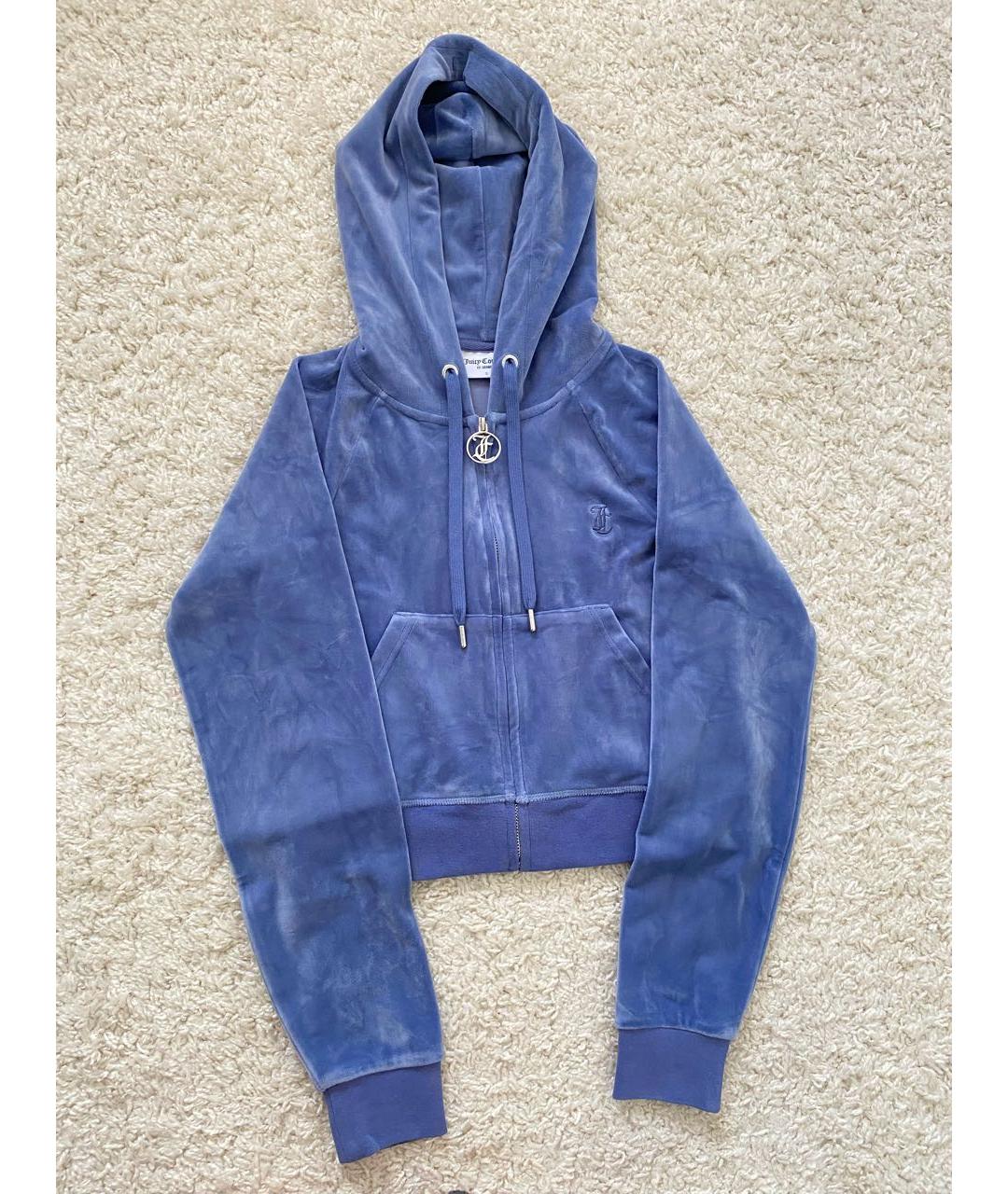 JUICY COUTURE Синий велюровый спортивные костюмы, фото 2