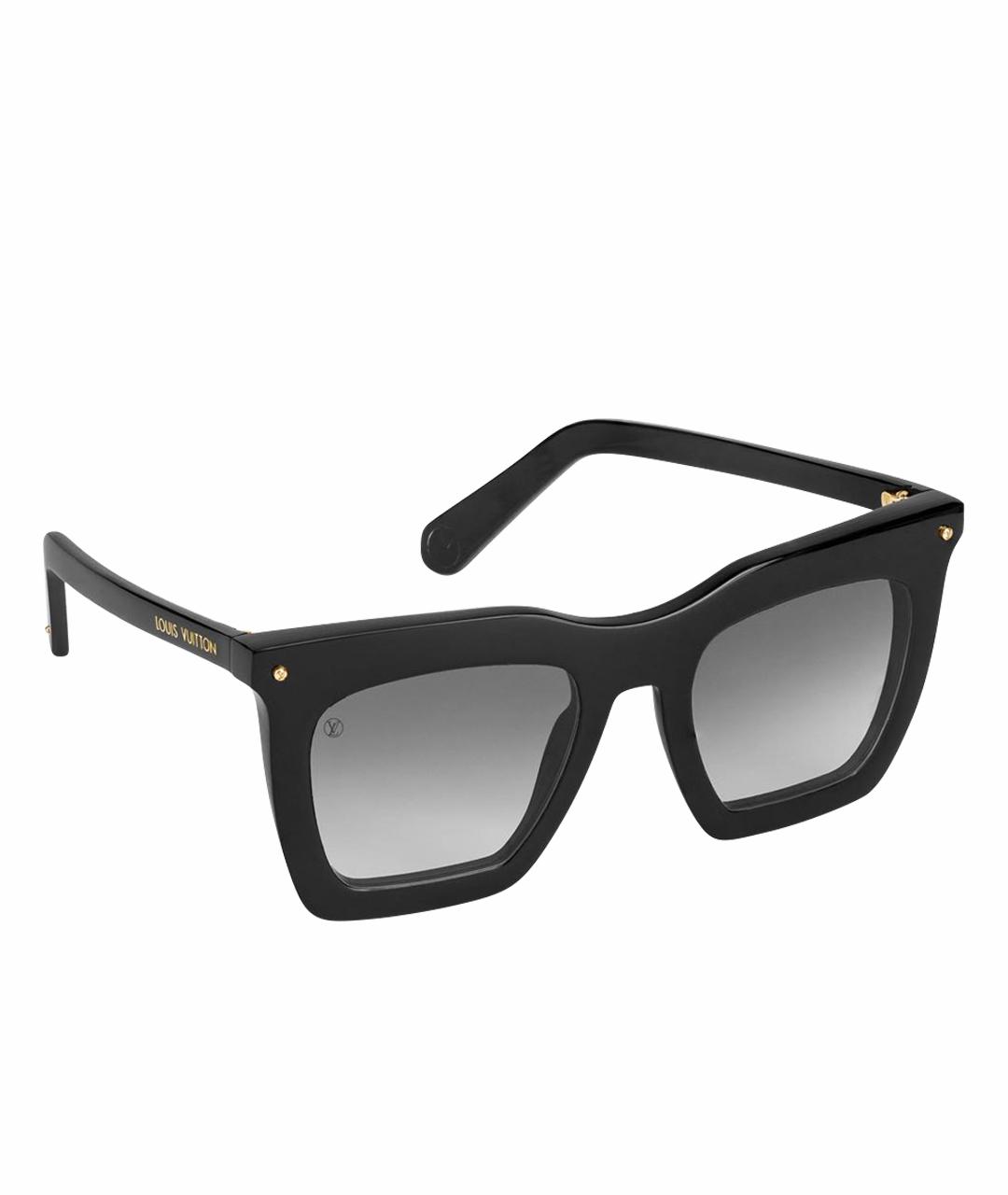LOUIS VUITTON Черные солнцезащитные очки, фото 1