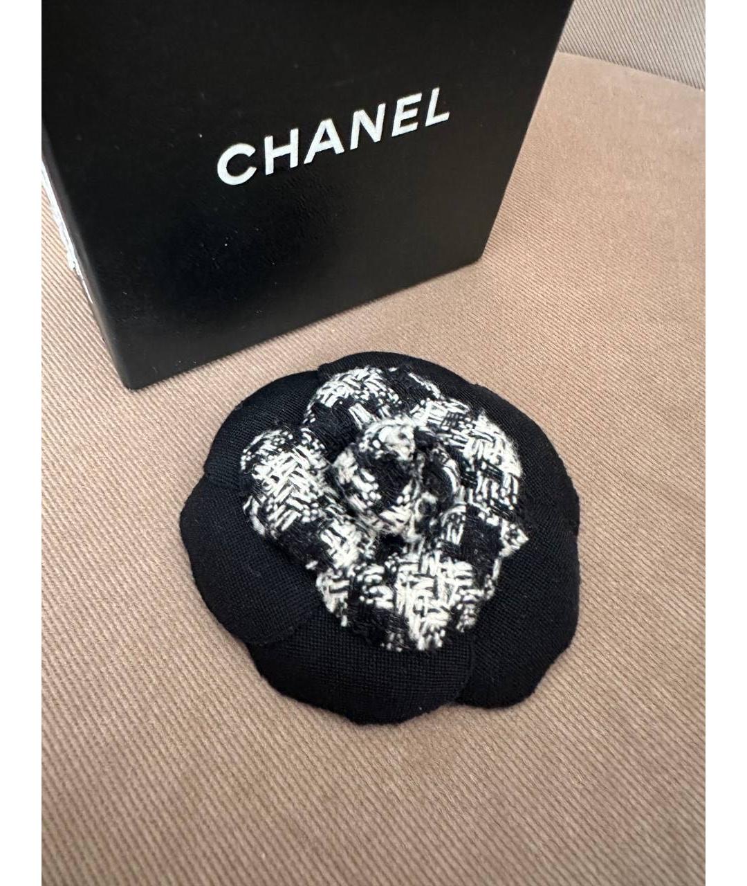 CHANEL Черная булавка / брошь, фото 3