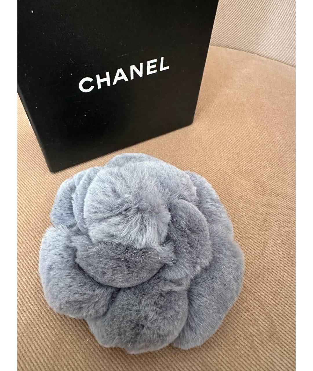 CHANEL Серая булавка / брошь, фото 2