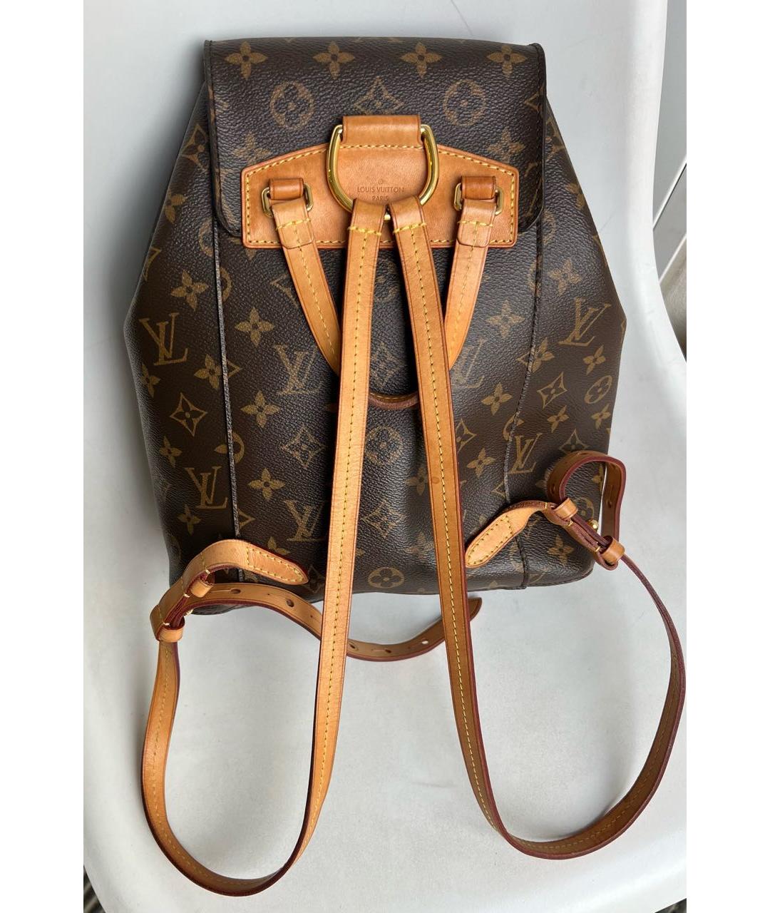 LOUIS VUITTON Коричневый рюкзак, фото 6
