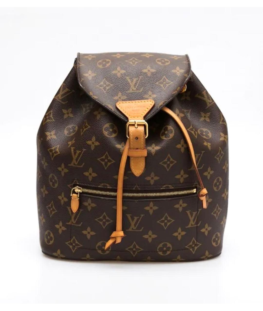 LOUIS VUITTON Коричневый рюкзак, фото 8