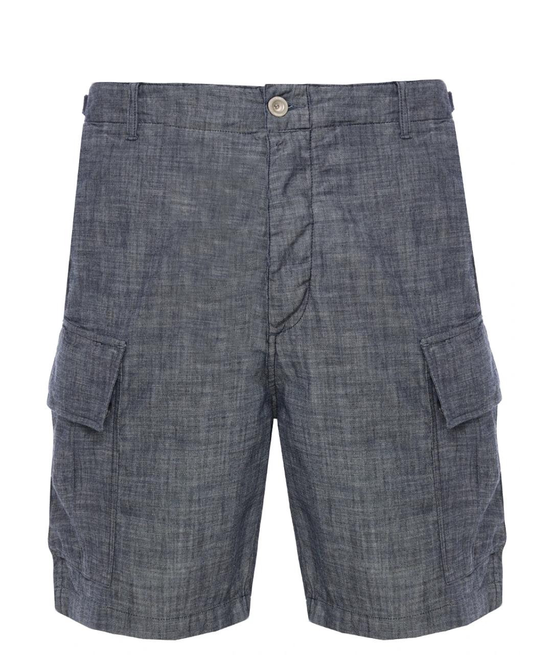 CP COMPANY Синие хлопковые шорты, фото 1