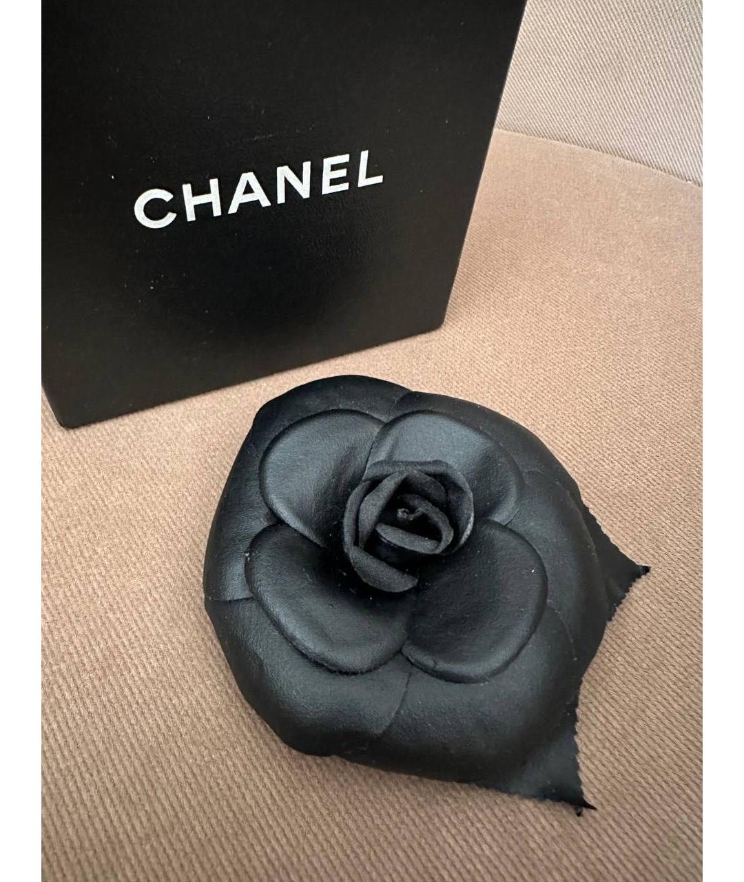 CHANEL Черная булавка / брошь, фото 7