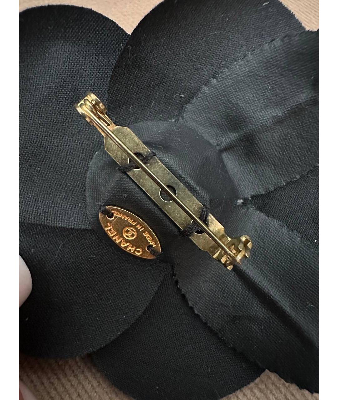 CHANEL Черная булавка / брошь, фото 5
