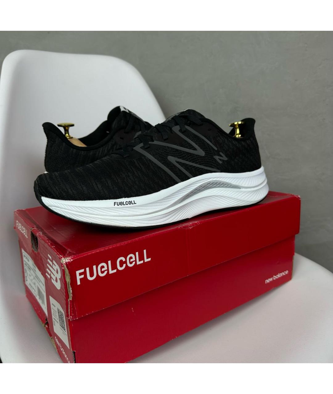 NEW BALANCE Черные синтетические низкие кроссовки / кеды, фото 8