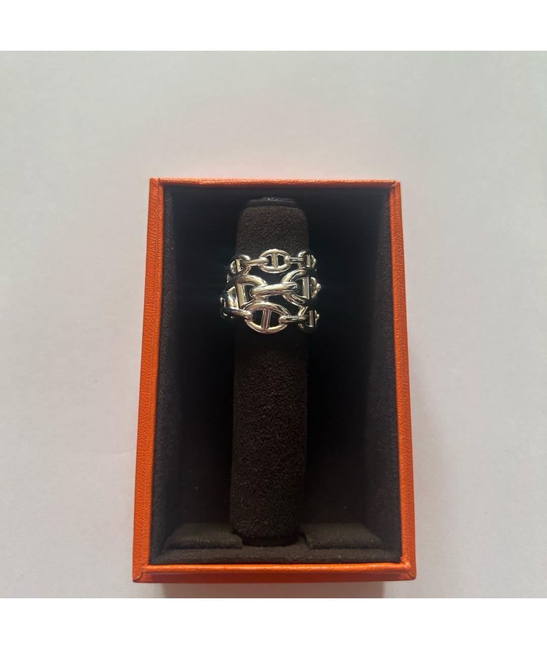 HERMES Серебряное кольцо, фото 2