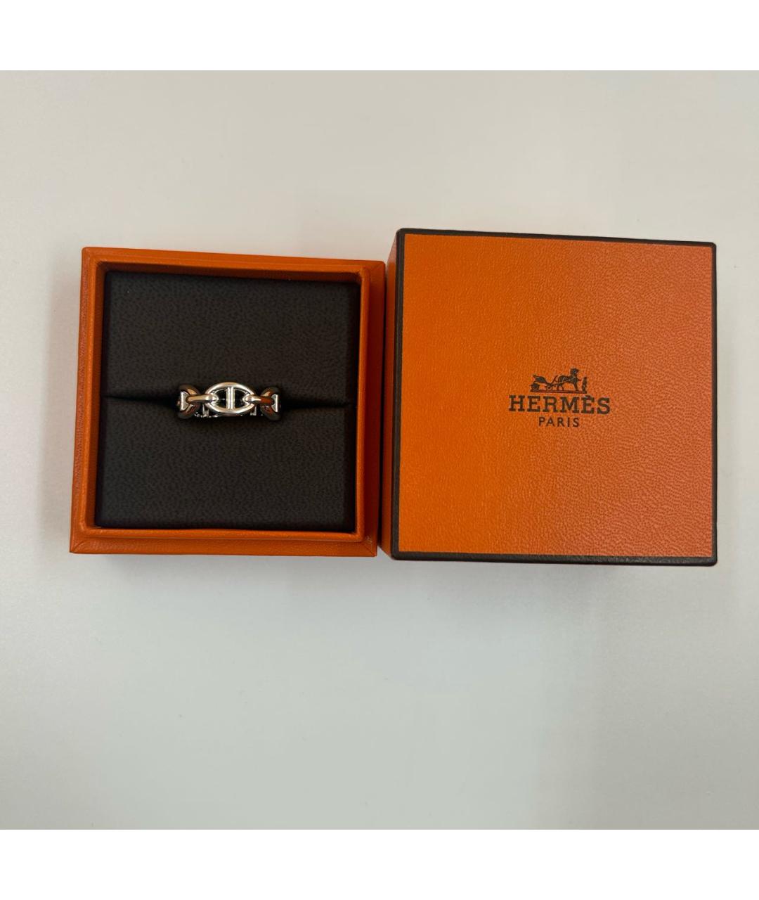 HERMES Серебряное серебряное кольцо, фото 2