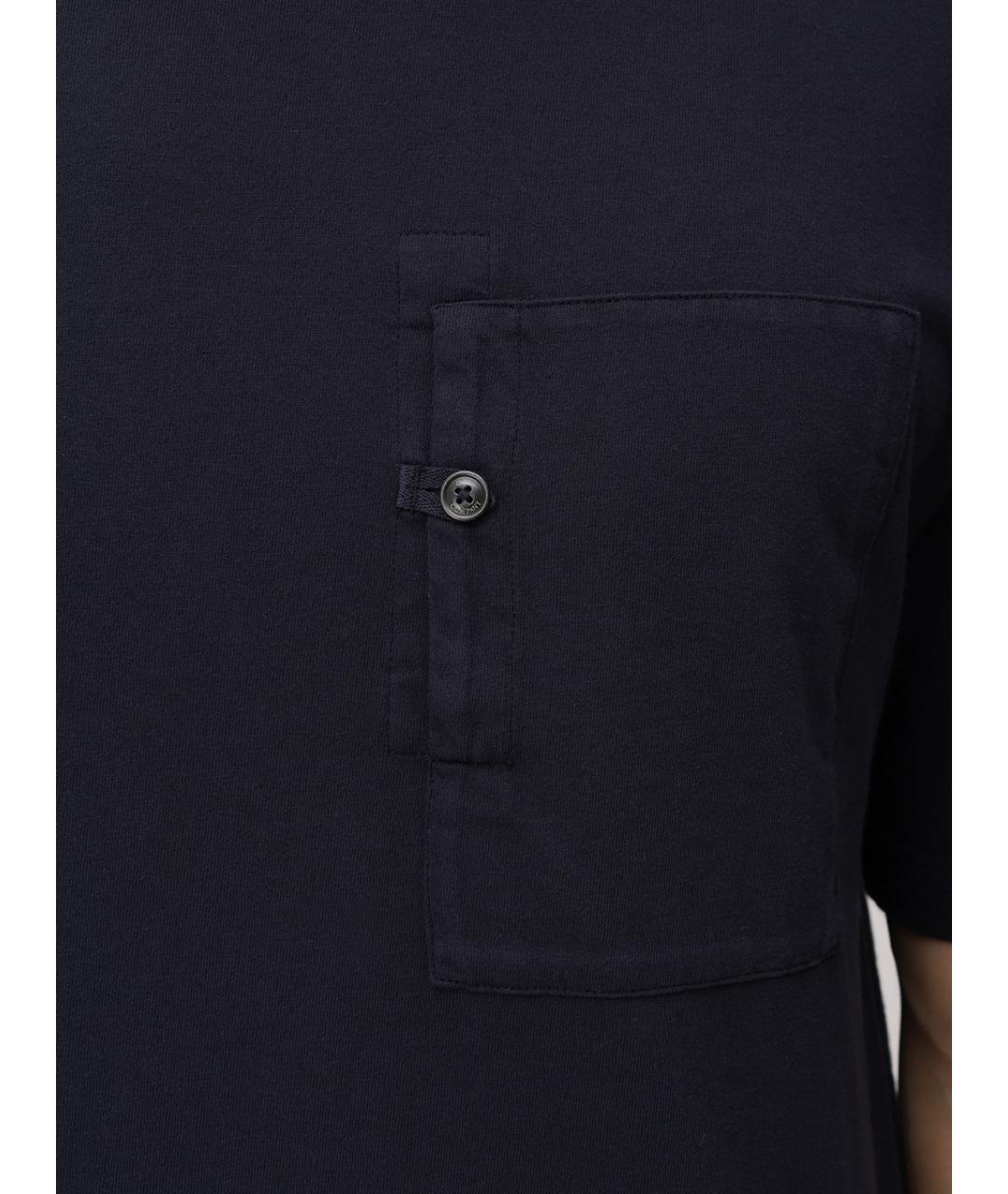 CP COMPANY Синяя хлопковая футболка, фото 3