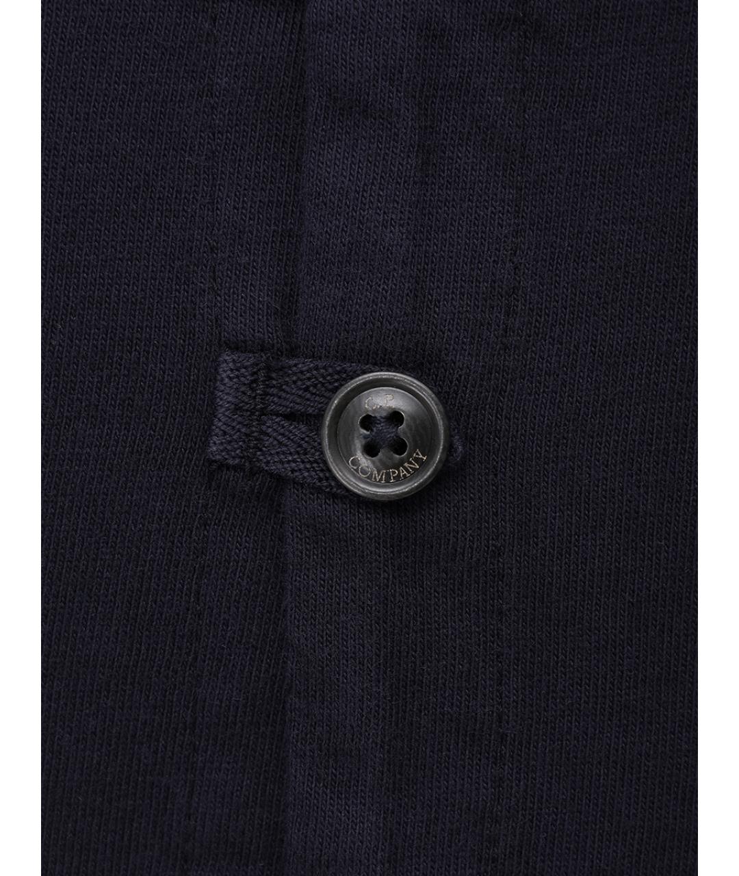 CP COMPANY Синяя хлопковая футболка, фото 4