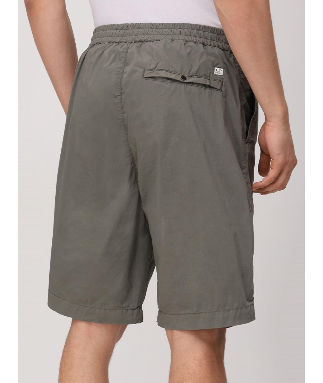 CP COMPANY Зеленые хлопковые шорты, фото 3